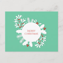 Feliz postal de Navidad.