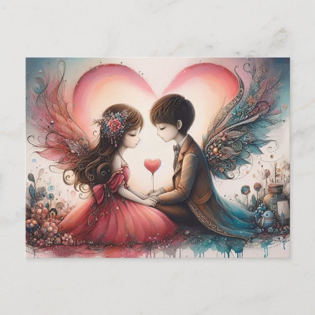 Feliz postal de San Valentín (Anverso)