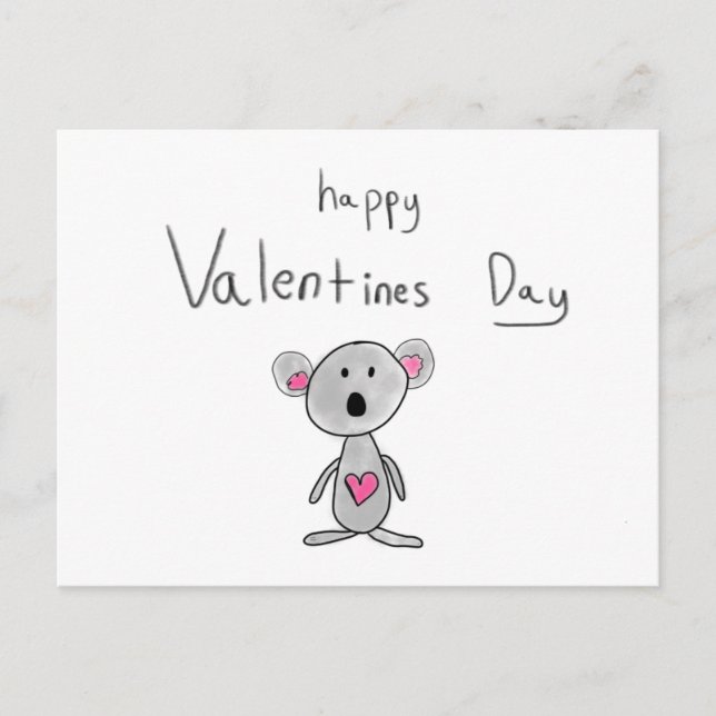 Feliz postal de San Valentín (Anverso)