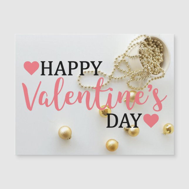 Feliz postal de San Valentín | dorado 2024 (Anverso)