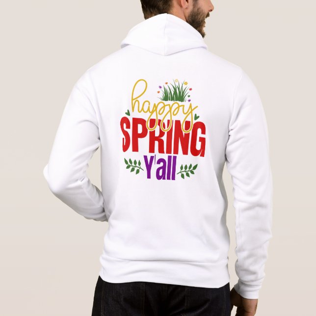 Feliz Primavera a Todos-90996 Sudadera (Reverso)