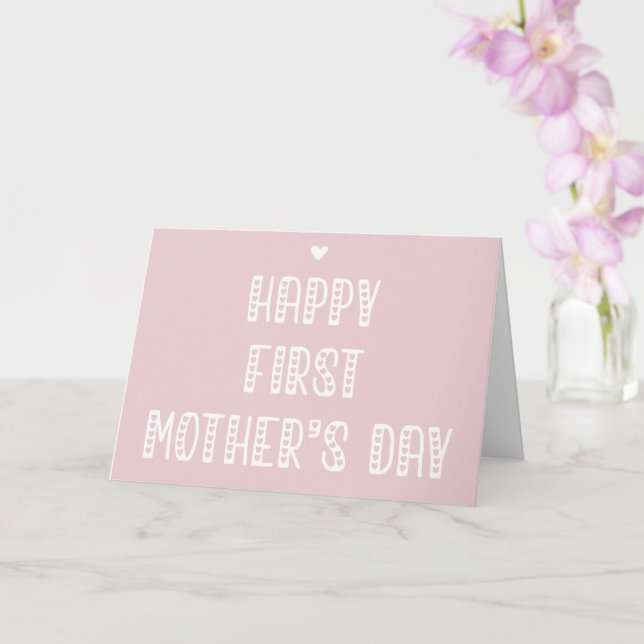 ¡Feliz primer día de la madre! Cute la tarjeta del (Orquídea)