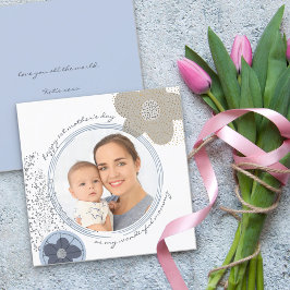 Feliz primer Día de la Madre, mamá, foto moderna d