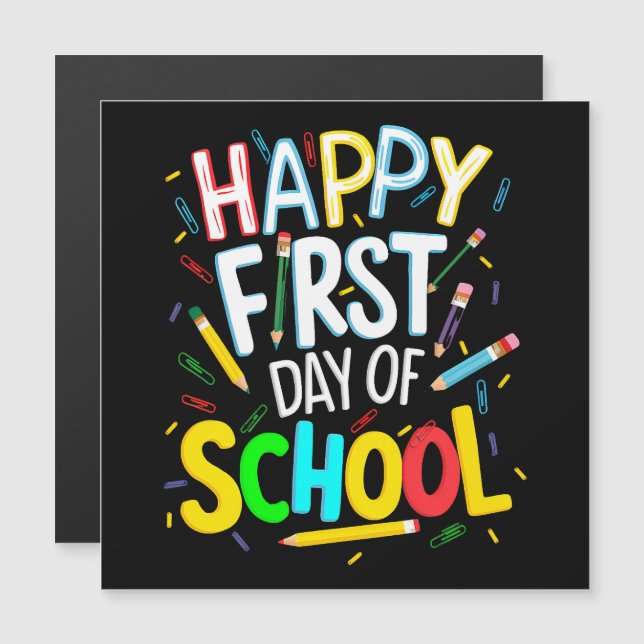 Feliz Primer Día de Regreso a la Escuela (Anverso/Reverso)