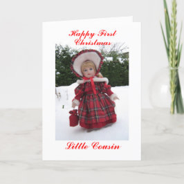 Feliz primer Primo Pequeño de Navidad