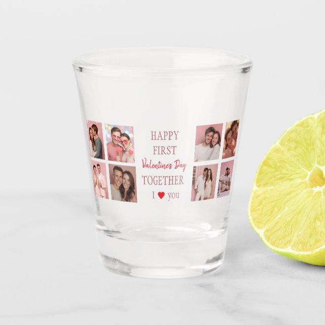 Feliz primer vaso de chupito del Día de San Valent (Anverso)