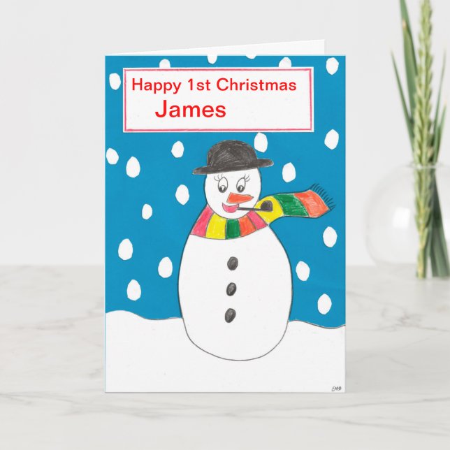 Feliz primera Navidad James (Anverso)