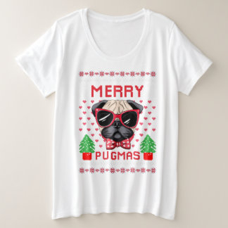 ¡Feliz Pugmas! Camiseta Tallas Grandes