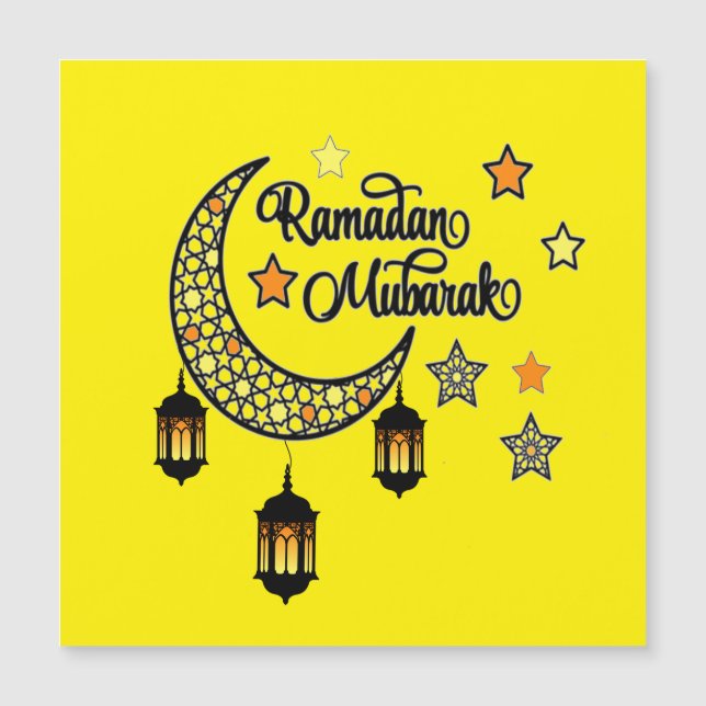 Feliz Ramadán Kareem Y Eid Mubarak 2024 (Anverso)