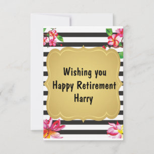 Feliz regalo de despedida a la oferta de retiro