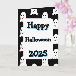 Feliz regalo de Halloween tarjeta de bienvenida 20