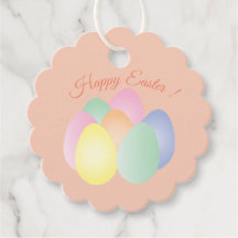 Feliz regalo de huevos de Pascua Pastel | Etiqueta