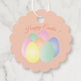 Feliz regalo de huevos de Pascua Pastel | Etiqueta