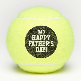 Feliz regalo de pelotas de tenis del Día del Padre