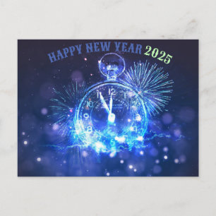 Feliz regalo de postal de año nuevo 2025