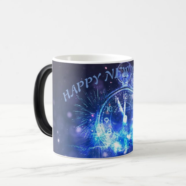 Feliz regalo de tazas de Año Nuevo 2026 (Anverso izquierdo)