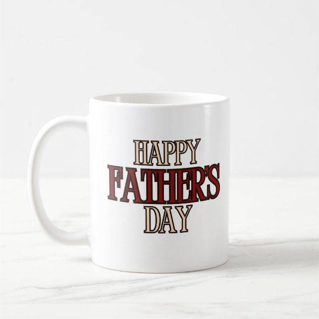 Feliz regalo de tazas del día del padre (Izquierda)