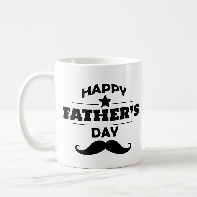 Feliz regalo de tazas del día del padre para papá (Izquierda)