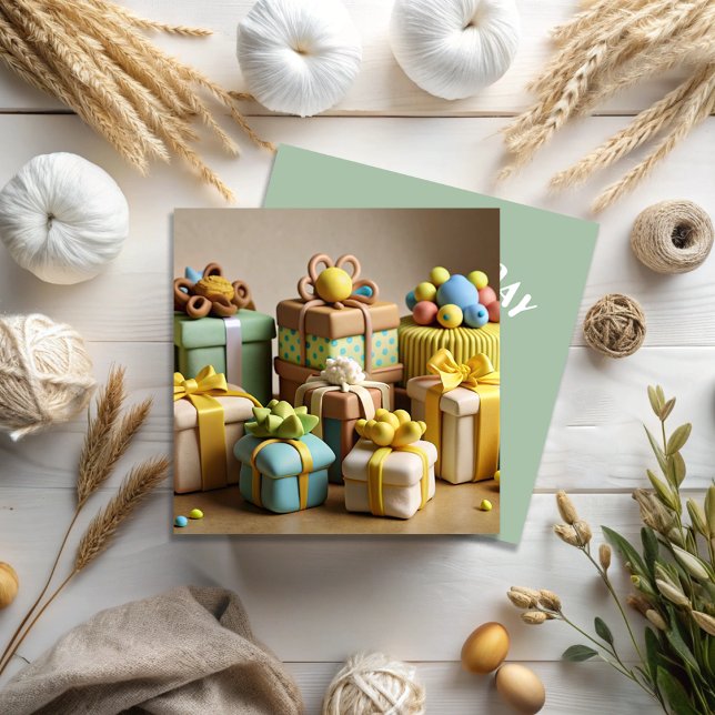 Feliz Regalos de Cumpleaños Presenta Tarjeta de Sa (Subido por el creador)