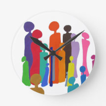 Feliz reloj de pared