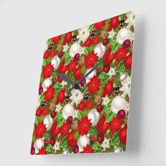 Feliz reloj de pared de vacaciones