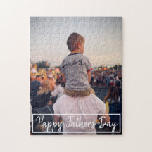 Feliz rompecabezas de fotos del Día del Padre
