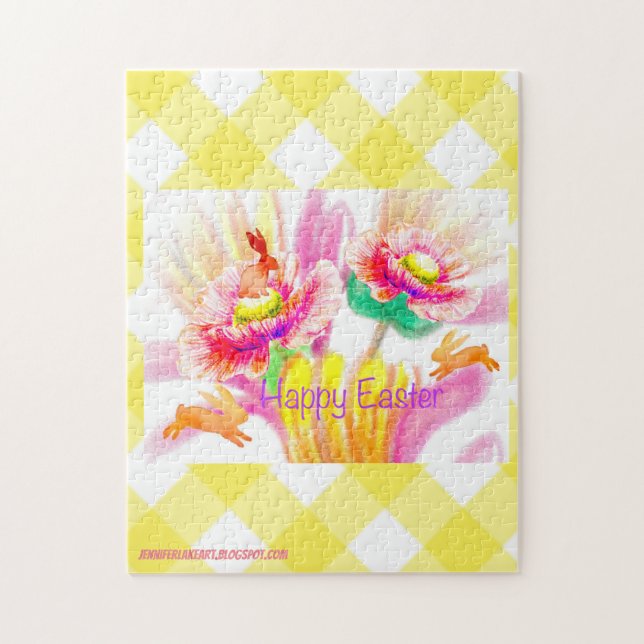 Feliz rompecabezas de hopping (Vertical)