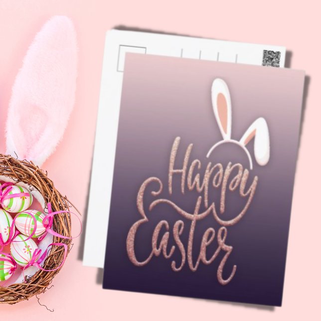 Feliz Rosa de Pascua con tarjeta de vacaciones Pur (Subido por el creador)