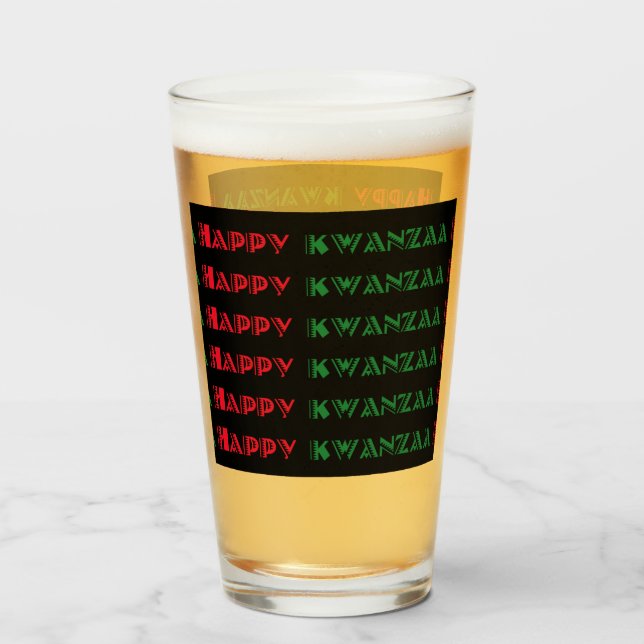 Feliz saludo de Kwanzaa 2 (Reverso (lleno))