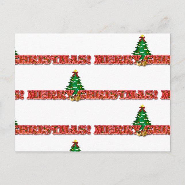 Feliz Saludo de Navidad / Invitación de Navidad (Anverso)