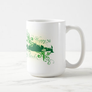 FELIZ SAN PATRICKS - Té, tazón de café, copa