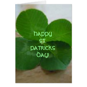 FELIZ SAN. tarjeta PATRICKS DAY