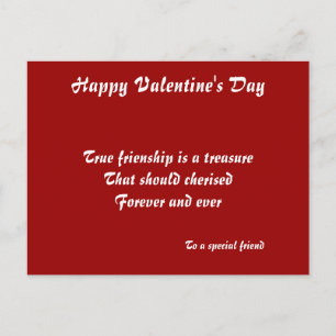 Feliz San Valentín a un amigo especial de postales
