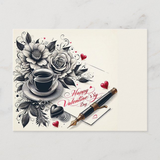 Feliz San Valentín tarjetas de amor (Anverso)