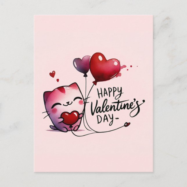 Feliz San Valentín tarjetas de amor (Anverso)