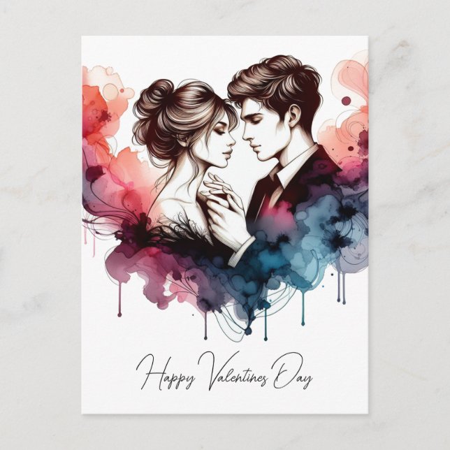 Feliz San Valentín tarjetas de amor (Anverso)