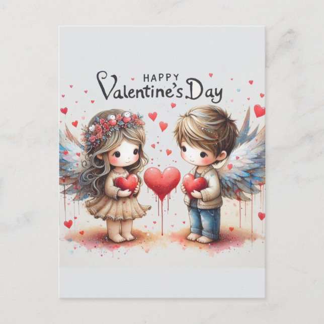 Feliz San Valentín tarjetas de amor (Anverso)