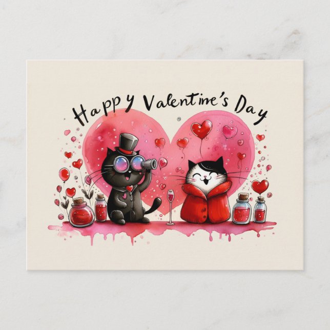 Feliz San Valentín tarjetas de amor (Anverso)