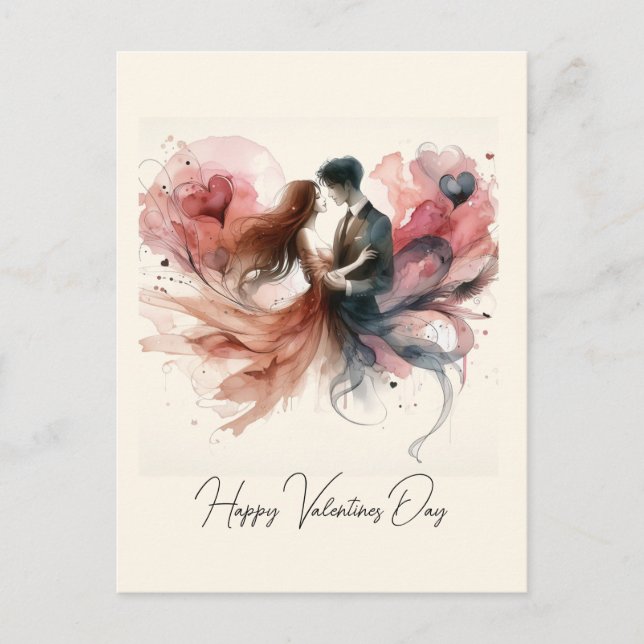 Feliz San Valentín tarjetas de amor (Anverso)
