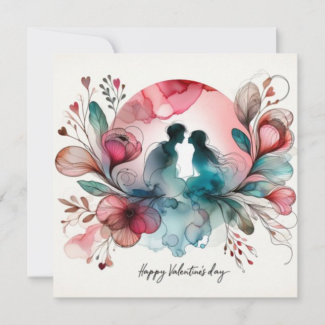 Feliz San Valentín tarjetas de amor (Anverso)