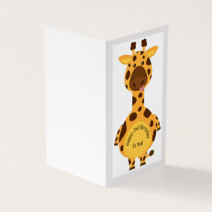 Feliz segundo cumpleaños - Tarjeta para niños