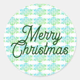 Feliz Sello para sobres navideño