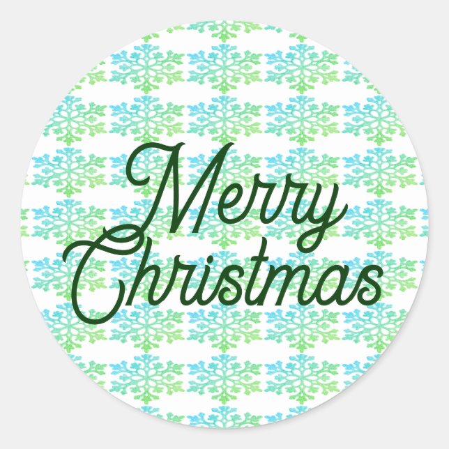 Feliz Sello para sobres navideño (Anverso)