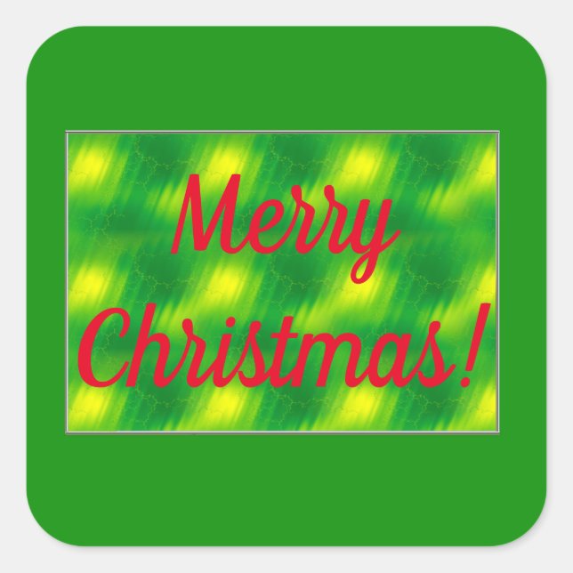 Feliz Sello para sobres navideño (Anverso)
