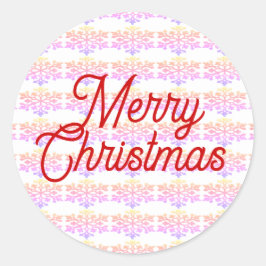 Feliz Sello para sobres navideño