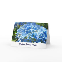 ¡Feliz Semana de las Enfermeras! tarjetas Flores d