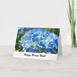 ¡Feliz Semana de las Enfermeras! tarjetas Flores d