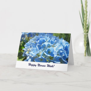 ¡Feliz Semana de las Enfermeras! tarjetas Flores d