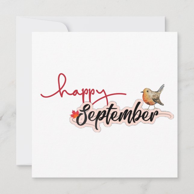 Feliz septiembre (Anverso)