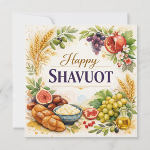 Feliz Shavuot, Tarjeta de Felicitación y Tarjeta P